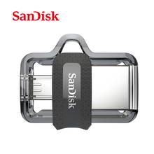 SanDisk Dual OTG USB Flash Drive 32GB 16GB USB 3.0 Dual Mini Pen Drives 128GB 64GB PenDrives for PC and Android phones 2024 - buy cheap