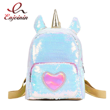 Mochila de moda de Color degradado con lentejuelas, diseño de oso, Pu, Mini mochila con cremallera para niña, mochila escolar, bolso de hombro, mochila de viaje 2024 - compra barato