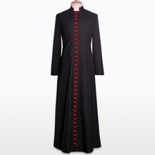 Cosplaydiy выполненный на заказ Женский Cassock халат костюм куртка пальто мужской средневековый Cassock халат облегченный халат L320 2024 - купить недорого