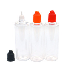 5pcs Clear PET Plastic Bottle Empty E Liquid Dropper Bottles 100ml Vial With Child Proof Cap 2024 - buy cheap