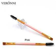 Make Up Tools Eyebrow Brush+Eyebrow Comb Beauty Eyebrow Brush Professional Makeup Brushes for Eye Brow Brush Blending Eye 2024 - buy cheap