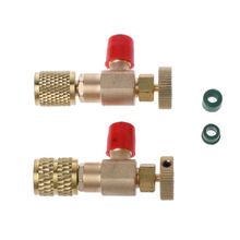 2Pcs Safety Valve R410A R22 Air Conditioning Quick Coupler Connector Adapters -DR56O 2024 - buy cheap