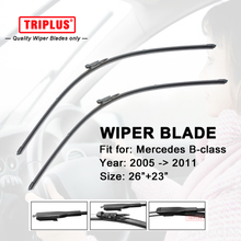 Wiper Blade for Mercedes Benz B Class W245 (2005-2011) 1set 26"+23",Flat Aero Beam Windscreen Wiper Frameless Soft Blades 2024 - buy cheap