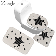 Zeegle-conjunto de tapetes de banheiro antiderrapante., tapete de flanela para banheiro e cozinha, lavável e banho. 2024 - compre barato