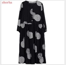 Fashionable loose large size print dress Maternity Dresses Clothes For Pregnant Clothing O-neck long Sleeve Pregnancy Dres 2024 - buy cheap