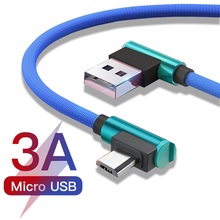 Mobile phone charging cable Micro usb lengthened data cable fast charging 1m 2m for Samsung Motorola LG Nokia Blackberry HTC 2024 - buy cheap