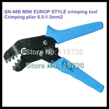 Free shipping SN-48B MINI EUROP STYLE crimping tool crimping plier 0.5-1.5mm2 multi tool tools hands 2024 - buy cheap