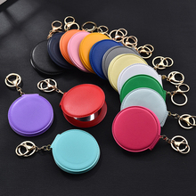 Mirror PU Leather Key Chain Car Bag Key Ring For Women Jewelry Gift for Wallets Holder Key Case Pouch Keychain Accessories 2024 - buy cheap