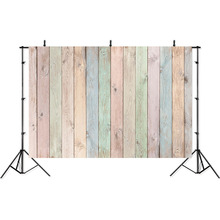 Wooden floor Photography Backdrops Colorful Planks Board Cake Smash Birthday Baby Portrait Photo Backgrounds Photo Studio 2024 - buy cheap