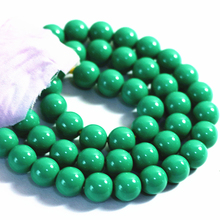 high quality green resin beeswax 5mm 6mm 8mm 10mm beautiful round loose beads diy jewelry B37 2024 - buy cheap