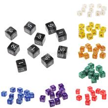 MagiDeal-dados de varios lados D6 D10 D12, dados para juegos de mesa Digital, para fiesta, D & D, RPG, 10 Uds. 2024 - compra barato