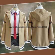 Steins Portão Makise Kurisu Cosplay Roupas Performence Traje Feito Sob Encomenda Perfeito para Você! 2024 - compre barato