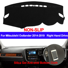 Car Auto Dashboard Cover Anti-UV DashMat Pad Silicone Non-Slip Carpet For Mitsubishi Outlander 2014 2015 2016 2017 2018 2019 RHD 2024 - buy cheap
