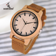 BOBO BIRD Bamboo Watches For Men and Women Relogio Masculino Quartz Wristwatches Gifts C-A16 Drop Shipping 2024 - buy cheap