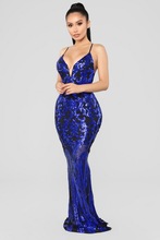 OKAYOASIS Sexy Women Spaghetti Strap Strapless Bodycon Sequins Long Party Dress Female Backless Sweety Vintage Maxi Dress 2024 - buy cheap