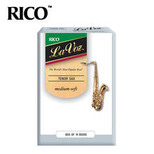 Rico la voz tenor sax palhetas/saxofone tenor, palhetas de bb, força média/média, pacote de 5 [frete grátis] 2024 - compre barato