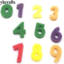 10PCS/LOT,0-9 numbers art sponge Teach your own Early learning educational toys Drawing toys Kindergarten arts Math toys OEM 2024 - buy cheap
