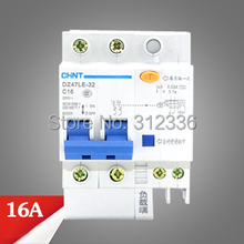 Бесплатная доставка, двухлетняя гарантия, Φ C16 2 P 16A 2-полюсный ELCB RCD NXBLE-32, остаточный ток 2024 - купить недорого