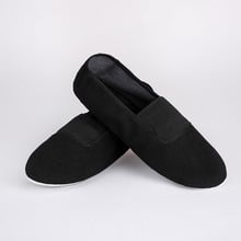 USHINE EU22-45 Black Upgrade Body-shaping Gym Teacher Fitness Yoga Ballet Dance Shoes Girls Woman Ballet Shoes Canvas Woman Man 2024 - buy cheap