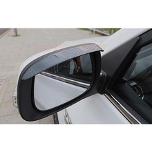 For Toyota RAV4 2009 2010 2011 2012 Car Rearview Side Glass Mirror Trim Frame Rain Shield Sun Visor Shade Plastic Eyebrow 2pcs 2024 - buy cheap