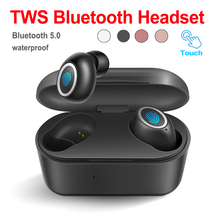 Bluetooth 5,0 беспроводные наушники TWS In Ear телефоны Handsfree наушники спортивные наушники гарнитура для телефона с микрофоном 2024 - купить недорого
