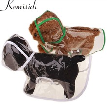 Kemisidi roupa grande para cachorro, à prova d'água, capa de chuva transparente, roupas para gato de estimação, capa de chuva para roupas para labrador 2024 - compre barato