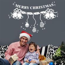 merry christmas bells quotes holidays wall stickers room decor 048. diy vinyl gift home decals festival mual art poster 3.5 2024 - buy cheap