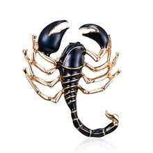 Fashion New Animal Scorpion Brooches for Women Insect Beetle Crab Snake Dog Brooch Pin Wedding Bride Jewelry Women Gifts 2024 - buy cheap