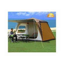ZHUOAO One Hall Two Bedroom Ultralarge Double Layer 5-8 Person Use Large Space Camping Tent Party Tent Barraca 2024 - buy cheap