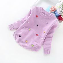 2018 New Autumn Winter Children Sweaters Fashion Thick Warm Girls' Sweaters Kids Knitted Pullovers RT131 2024 - buy cheap