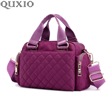 2019 New Women Fashion Solid Color Zipper Waterproof Nylon Lingge Shoulder Bag Crossbody Bag Bolsa Feminina Handbag Hot Sale Bag 2024 - buy cheap