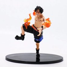 Figuras de acción de one piece para niños, juguetes de modelos coleccionables, anime japonés, Portgas D Ace, 15CM 2024 - compra barato