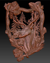 Gazelle 3D STL Model for CNC Router Engraver Carving Machine Relief Artcam Aspire T0019 2024 - buy cheap