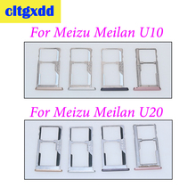 Cltgxdd SIM soporte ranura adaptador bandeja para Meizu Meilan U10 U20 tarjeta Sim Adaptador piezas de repuesto 2024 - compra barato