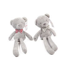 Boneco de urso de pelúcia, brinquedo macio para crianças, coelho que dorme, animais de pelúcia para crianças 2024 - compre barato