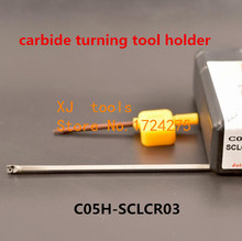 1 шт. C05H-SCLCR03, держатель твердосплавного токарного инструмента диаметром 5 мм с вольфрамовой вставкой CCGT030102L-F TN60 2024 - купить недорого