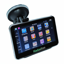Автомобильный GPS-навигатор, сенсорный экран 4,3 дюйма, спутниковый навигатор, cpu800 МГц, 8 ГБ + FM-передатчик + Бесплатные новейшие карты 2024 - купить недорого