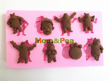 Mom & Pea-molde de silicona para jabón, decoración de tartas, Fondant, 3D, de grado alimenticio, 0361, Envío Gratis 2024 - compra barato