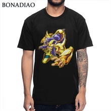 Unisex New Scorpio Milo Gold Saint Seiya Tee Classic Round Collar Pure Cotton Popular T Shirt 2024 - buy cheap