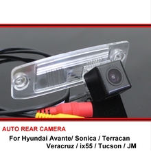 Камера заднего вида для Hyundai Avante Sonica Terracan Veracruz ix55 Tucson JM, камера заднего вида, парковочная камера, CCD 2024 - купить недорого