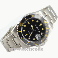 40mm Parnis Sapphire glass Ceramic bezel MIYOTA automatic movement mens watch267 2024 - buy cheap