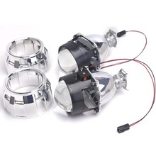 2pcs bi-xenon lens with Shroud 2.5inch  projector lens for H4 H7 Bixenon bi-xenon lens H1,H11,9005,9006 car hid headlight 2024 - buy cheap