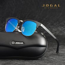 Мужские солнцезащитные очки JOGAL, классические поляризационные очки с поляризационными линзами и покрытием для вождения автомобиля, 8090 2024 - купить недорого