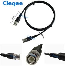 NEW Cleqee P1013 BNC Q9 Male Plug To BNC Q9 Male Plug Oscilloscope Test Probe Cable Lead 100CM BNC-BNC 2024 - buy cheap