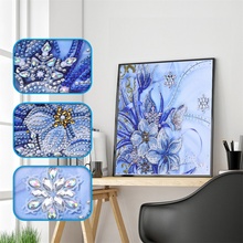 Borboleta flor animal recém-chegado, faça você mesmo cristal em formato especial broca 5d pintura de diamante kit de ponto de cruz redondo strass presente 2024 - compre barato