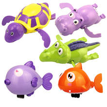 Cartoon Baby Bath Toy Animal Tortoise Fish Infant Swim Turtle Wound-Up Chain Clockwork Classic Toys Kid Educational Toys Gift 2024 - buy cheap