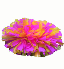 Pink + Yellow sports pompoms (2pieces/lot) 40CM Cheers pompons Color can free combination please give me message 2024 - buy cheap