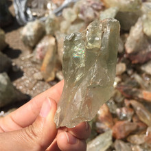 Rare 100% natural green quartz crystal tumbled rough stone and mineral specimen reiki healing chakra raw gem for home decor 2024 - buy cheap