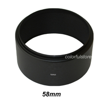 58 58mm Long Focus Length Tele Telephoto Metal Camera Lens Lenses Hood Shade Cover for Olympus Panasonic Samsung Fujifilm Filter 2024 - buy cheap