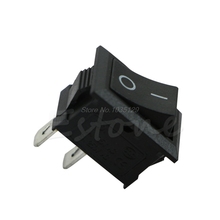 Mini botão de plástico para barco, 1 peça, 250v, 3a, rocker, spst on-off